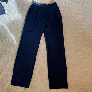 Abercrombie Tailored Relaxed Straight Pant | Size: NAVY 26L